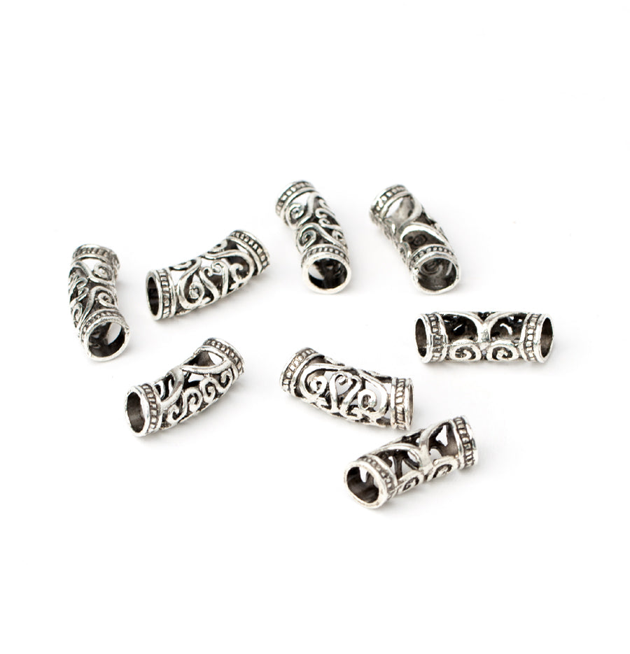 Metal hair beads AFROline 1pc-0