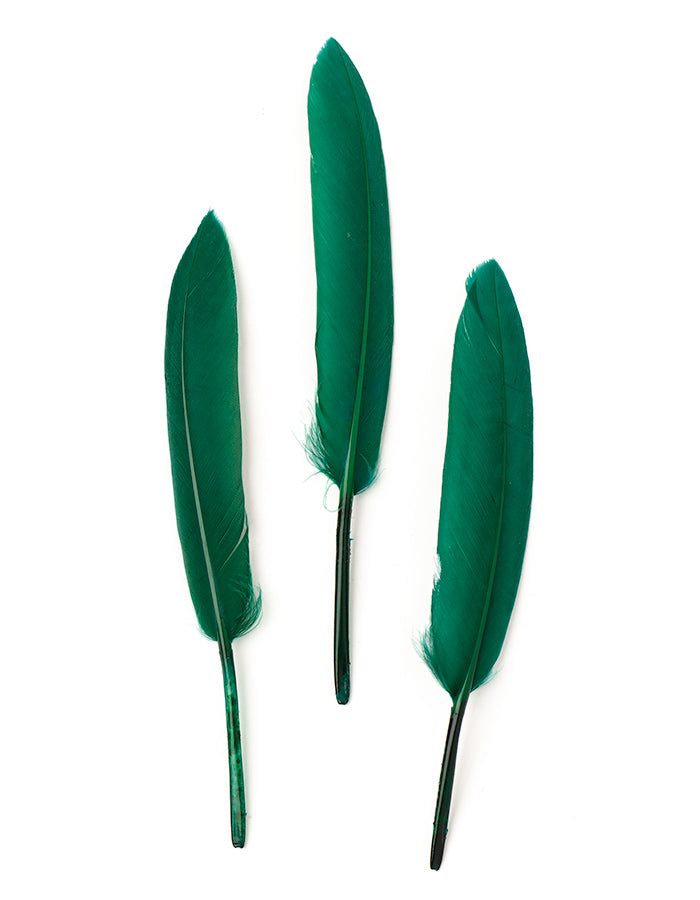 Hajékszer colored feather hair ornament Green AFROline (1pc)